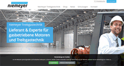Desktop Screenshot of niemeyer-treibgastechnik.de
