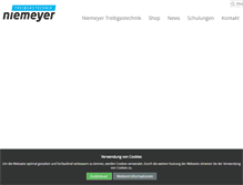 Tablet Screenshot of niemeyer-treibgastechnik.de